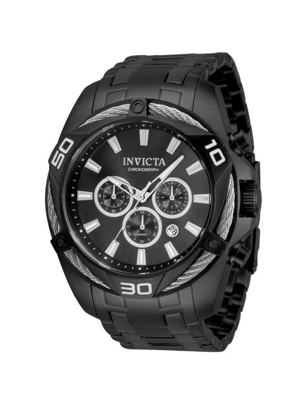 Invicta Bolt Tensora Men's Watch - 50mm, Black (34136)